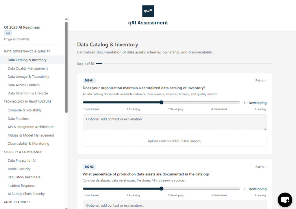 q52 Diligence Framework Launches